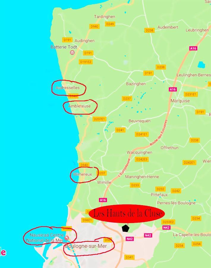 Les Hauts De La Cluse Wimille Екстериор снимка